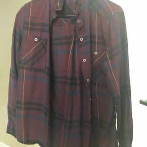 Maroon and black flannel from L.A. Hearts